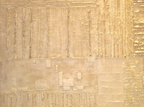 “Total White” a textured art panel