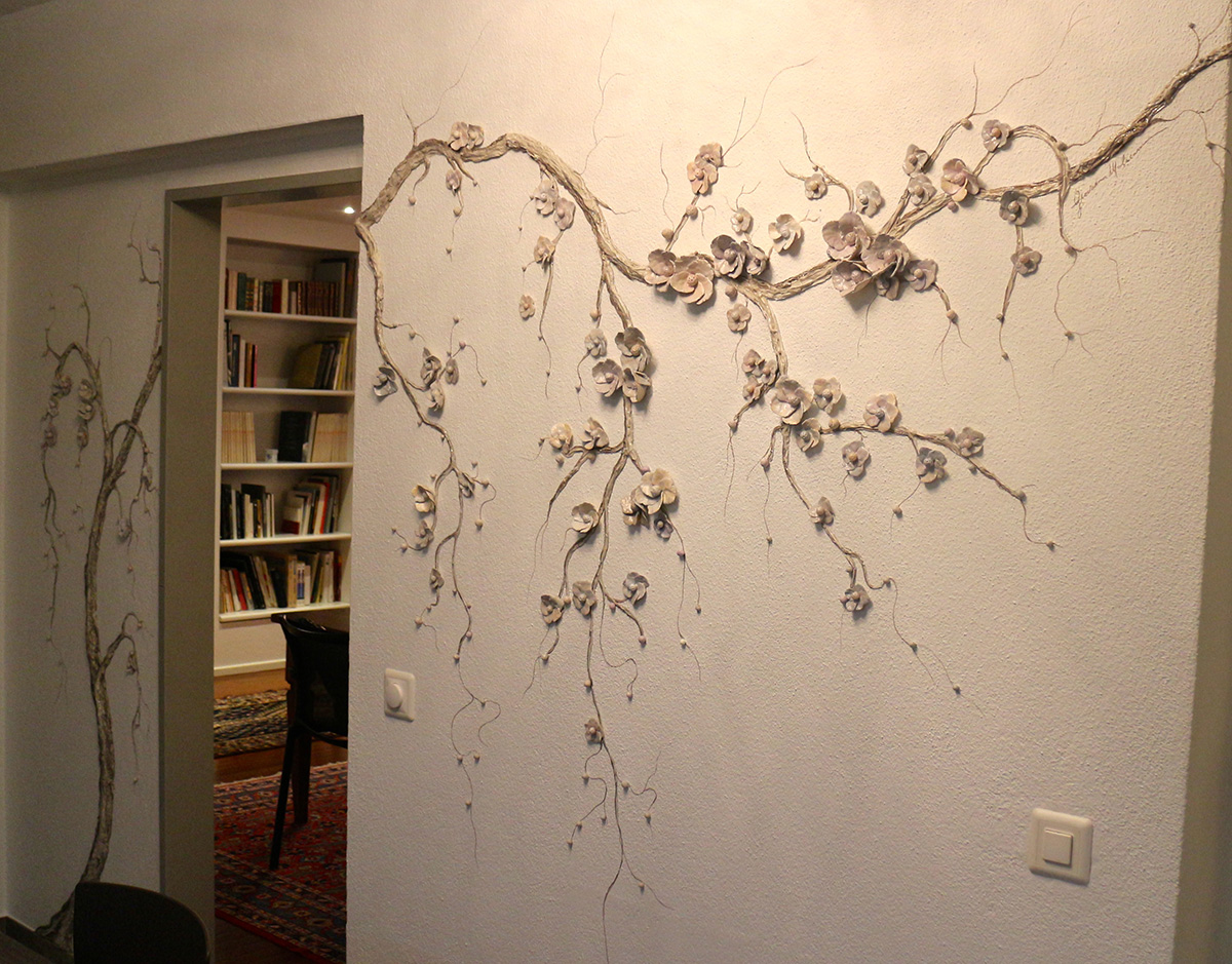 Blooming wall art