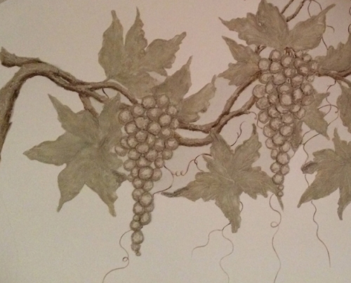 "Grape" Art Panel su tela